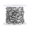 304 Stainless Steel Paperclip Chains CHS-WH0020-005P-6