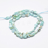 Natural Larimar Beads Strands X-G-F521-35-2