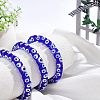  Handmade Evil Eye Lampwork Beads Strands LAMP-NB0001-50B-3