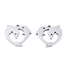 Non-Tarnish 201 Stainless Steel Charms STAS-S081-081-2