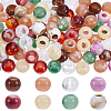 120Pcs Acrylic European Beads OACR-SP0002-27-1
