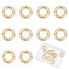 10Pcs Brass Spring Gate Rings KK-UN0005-59A-1