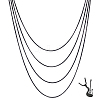 4.9~5m Spray Painted Stainless Steel Box Chains CHS-UN0001-15-1