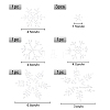 Snowflake Glitter Hotfix Rhinestone DIY-WH0001-49-2