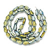 Electroplate Glass Beads Strands EGLA-T025-03E-2
