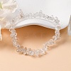 Unisex Chip Natural Quartz Crystal Beaded Stretch Bracelets BJEW-S143-16-4