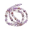 Natural Purple Lodolite Quartz Beads Strands G-C179-A17-02-3