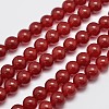 Natural & Dyed Malaysia Jade Bead Strands G-A146-10mm-A02-4