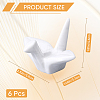 Paper Crane Ceramic Chopstick Stands DJEW-WH0058-12A-2