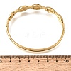 304 Stainless Steel Oval Ring Hinged Cuff Bangles for Women SA-CBAF851-07G-5