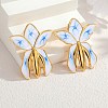 304 Stainless Steel Stud Earrings SA-CBA065A-03B-G-1