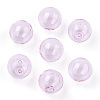 Transparent Blow High Borosilicate Glass Globe Beads GLAA-T003-09A-3