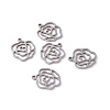 Hollow 201 Stainless Steel Pendants STAS-G273-14P-3