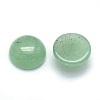 Natural Green Aventurine Cabochons X-G-P393-R15-8MM-2