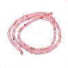 Natural Strawberry Quartz Beads Strands G-E411-09A-3mm-2