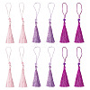 24Pcs 3 Colors Polyester Tassel Decorations OCOR-TADJ0007-01D-1