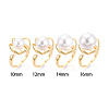 Flower Brass Cup Peg Ring Settings KK-N274-39G-4