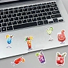 50Pcs PVC Waterproof Drinks Stickers PW-WGCBF69-01-4