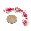 Angel Fairy Shape Electroplate Transparent Glass Beads Strands AJEW-JB01174-3