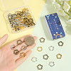 90Pcs 3 Colors Tibetan Style Alloy Bead Frames FIND-SC0011-51-3