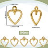 100Pcs Tibetan Style Alloy Charms FIND-SC0012-39G-2