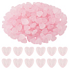 300Pcs 3 Bags Transparent Frosted Acrylic Beads FACR-PA0001-02A-7