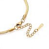 2.5MM 304 Stainless Steel Herringbone Chain Necklaces NJEW-N058-01A-G-2