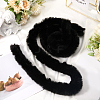 3Pcs 3 Colors Faux Fur Chenille Stick Fabric Roll for Christmas Tree Decor or Wreath Bows Craft FIND-CY0002-08-4