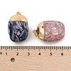 Transparent Epoxy Resin Pendants BSHE-R100-02A-3