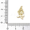 Brass with Rhinestone Pendants KK-CBAD872-01G-06-3