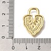 Brass Micro Pave Cubic Zirconia Pendants KK-K389-050G-01-3