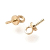 Brass Cup Pearl Peg Bails Pin Pendants KK-H506-10A-KCG-2