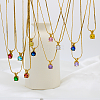 Real 18K Gold Plated Stainless Steel Pendant Necklaces CP2918-5-1