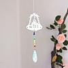 Christmas Theme Teardrop Glass Suncatchers PW-WG1AD42-08-1