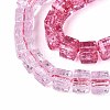 Crackle Transparent Glass Beads Strands GLAA-N062-6mm-08-3