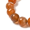 Natural Agate(Dyed & Heated) Beads Strands G-H066-B08-03-4