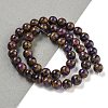 Synthetic Gold Clinquant Stone Beads Strands G-P549-A01-01E-3