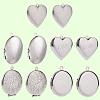 10Pcs 5 Styles 316 Surgical Stainless Steel Locket Pendants STAS-SP0001-94-6
