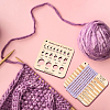 BENECREAT 4Pcs 2 Style Wood Knitting Gauge Rulers DIY-BC0009-31-5