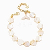 Shell Pearl Beaded Bracelets for Women BJEW-JB12426-2