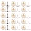 20Pcs ABS Plastic Pearl No Sewing Buttons BUTT-CY0001-22A-6