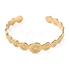 304 Stainless Steel Sun Cuff Bangles BJEW-F457-25G-7