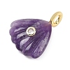 Natural & Synthetic Mixed Gemstone Carved Pendants G-G330-02G-3