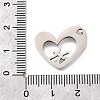 201 Stainless Steel Pendants STAS-A116-01P-12-3