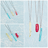 Olycraft 50Pcs Natural Quartz Dyed Pendants FIND-OC0002-24-4