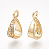 Brass Cubic Zirconia Tube Bails LS-KK-S350-380G-2