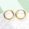 Ion Plating(IP) 304 Stainless Steel Huggie Hoop Earrings EJEW-F111B-19mm-G-4