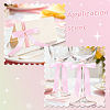 36Pcs Bowknot Polyester Ornament Accessories DIY-CN0003-69B-3