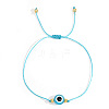Bohemian Style Resin Evil Eye Bead Braided Bracelets BR6167-11-1