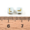 Plating Acrylic Beads OACR-N140-01C-L-3